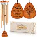 Leebbsin Gifts for Nana, Nanas Wind Chime, Best Gift for Nana from Grandkids, Gifts Ideas for Birthday, Mothers Day, Thanksgiving, Christmas-Large 36''