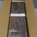 upsimples Floating Shelves for Wall, Wall Shelves for Decor Storage Set of 6, Wall Mounted Wood Shelf for Bedroom, Living Room, Bathroom, Kitchen, Picture Ledge Shelf, Brown (15.7in)