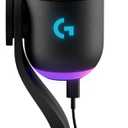 Logitech G Yeti GX Dynamic RGB Gaming Microphone with LIGHTSYNC, USB Mic for Streaming, Supercardioid, USB Plug and Play for PC/Mac - Black