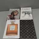 Luxe Large | 4 PCS Decorative Books for Home Decor | Coffee Table Book Decor | Faux Books for Decoration | Aesthetic Shelf & Bookshelf Decor for Living Room, Bedroom, or Office