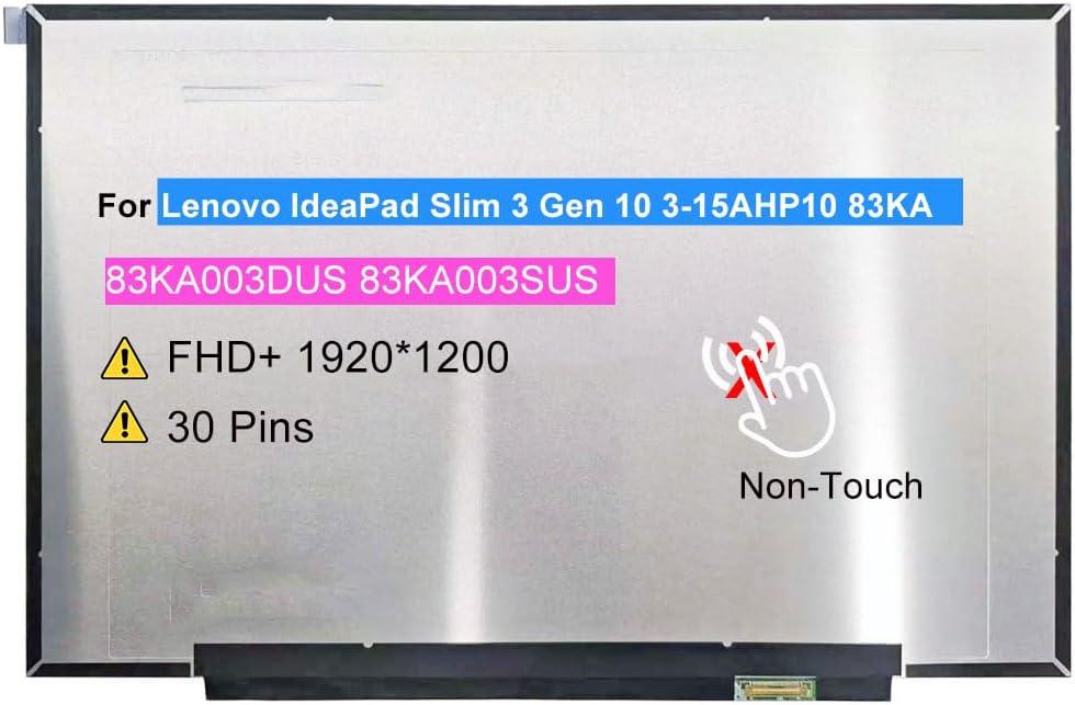 Screen Replacement for Lenovo IdeaPad Slim 3 Gen 10 3-15AHP10 83KA