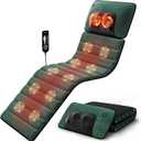 Full Body Massage Mat with Heat, Detachable Massager Pad Deep Tissue Pain Relief, 10 Vibrating Motors and 9 Speed Settings for Relaxation at Home or Office