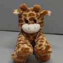 Hopearl Lighting Up Giraffe Stuffed Animal Floppy LED Plush Toy Night Lights Glow Pillow Birthday Festival for Kids Toddlers Boys Girls, Orange, 11''