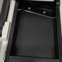 ONCE FOR ALL Upgrade Safe Mandoline Slicer Plus, Biger Size, Adjustable Vegetable Food Chopper Potato Fries Cutter, Detachable Blade, Kitchen Chopping Artifact, Gift (Black)