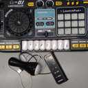 DJ Mixer for Kids, Toddler DJ Mixing Table with DJ Turntable, Game Mode, Light & Speed Control and Microphone, Gifts for 3 4 5 6 Years Old Boys Girls - Kid DJ Mixer Set (Black)