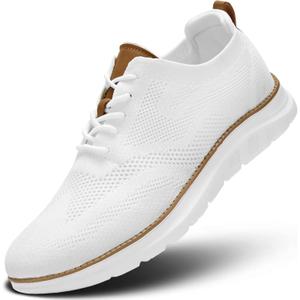 Mens Casual Dress Oxfords Shoes Fashion Mesh Work Business Walking Sneakers Comfortable Lightweight Soft Sole