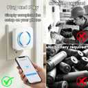 WiFi Wireless Doorbell Chime,Compatible with Google Nest Ring Blink No Wiring Needed, Easy Setup, Work with Alexa,No Range Limits,5-Volume, Supports 99+ Chimes, for Large Home Villa Apartment