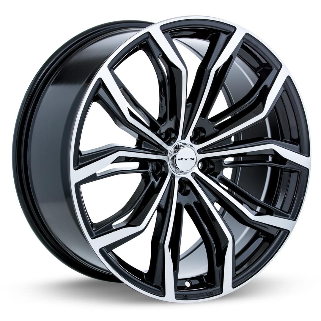 Alloy Wheel, Black Widow 17x7.5 5x108 ET40 CB63.4 Black Machined, Stock