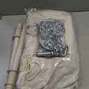 Y- STOP Hammock Chair Hanging Rope Swing, Max 500 Lbs, 2 Cushions Included, Large Macrame Hanging Chair with Pocket for Superior Comfort, with Hardware Kit (Beige)