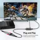 Component to HDMI Converter, 1080P YPbPr to HDMI Converter with Female YPbPr Connector - for Connecting Retro Gaming and Legacy Devices with Male Component Output to HDTVs