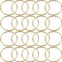 20Pcs Macrame Hoops Ring, BetterJonny 5 Inch Metal Craft Rings Hoops Gold Dream Catcher Rings Wreath Hoop Rings for Home Decorations DIY Crafts and Wall Hanging Crafts