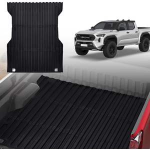Truck Bed Mat for 2024 2025 2026 Toyota Tacoma, 5FT Rubber Bed Mats for Tacoma Pickup Truck Cargo Mats Accessories Cargo Mat Anti-Slip