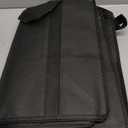 DIOMMELL Set of 10 Reusable Grocery Bags Extra Large Foldable Heavy Duty Shopping Tote Produce Bag with Reinforced Handles, Black