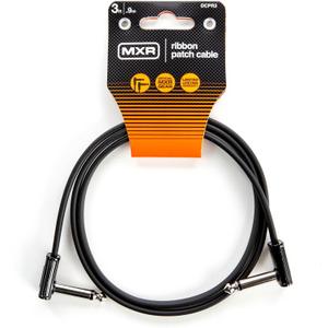 JIM DUNLOP, 1/4-Inch Right Angle MXR Ribbon Patch Cable 3 ft|0.9 m (DCPR3)