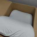 C CUSHION LAB Deep Sleep Pillow, Patented Ergonomic Contour Design for Side & Back Sleepers, Orthopedic Cervical Shape Gently Cradles Head & Provides Neck Support & Shoulder Pain Relief - Calm Grey