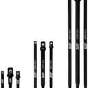 SUNHZMCKP 9-Piece Impact Grade Power Drill Sockets Adapter Sets, 3", 6", and 12" Hex Shank Impact Driver Socket Adapter, Socket to Drill Adapter 1/4" 3/8" 1/2" Impact Driver Adapter