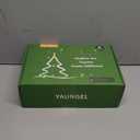 YAUNGEL 6 Pcs Christmas Tree Candles with Metal Candle Holder, Real Wax Christmas Tree Candles with Remote Timer, Flameless Tree Candlesticks Battery Operated Flickering Flame for New Year Xmas Decor