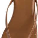 FUNKYMONKEY Flip Flops for Women, Recovery Sandals with Comfortable Plantar Fasciitis Arch Support (Brown)