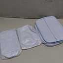 MAANGE Makeup Bag Large Cosmetic Bag with 2pcs Small Makeup Bags Portable Leather Travel Makeup Bag Set Toiletry Bag Make Up Bags for Women and Girls (Blue)