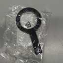 andobil [2025 Premium Leather] Magnetic Phone Grip for MagSafe [Longest Durable] Adjustable Phone Ring Kickstand with Leather Loop Compatible with MagSafe Accessories & iPhone 17/Air/16/15 Pro Max Black