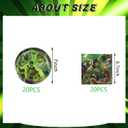 40Pcs for Hulk Party Supplies Include 20 Plates, 20 Napkins for The Hulk Birthday Party Decoration, 70"X42"