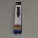 Milk Frother Handheld Battery, Electric Foam Maker Frother Wand, Drink Mixer with Stainless Steel Whisk for Coffee, Matcha, Lattes, Cappuccino Black