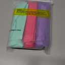 BOOPH Girls Volleyball Bike Shorts Toddler Kids Athletic Cartwheel Dance Compression Shorts 3 Pack (9-10 Years, Green-purple-rose Red)