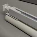 LazBlinds No Drill Zebra Blinds for Windows 30" W x 72" H, White