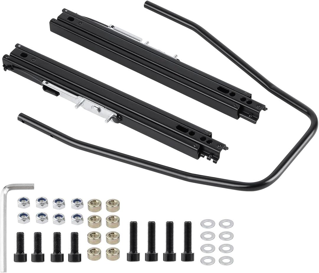 Seat Slider , Seat Mounting Track Assembly Kit , Universal fit for Most Aftermarket Bucket Seats and Racing Seats