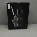 MSMK 1.5 Quart Saucepan with lid, Burnt also Non stick, Induction, Scratch-resistant, Small Cooking Pot (Hard .Anodized Grey)