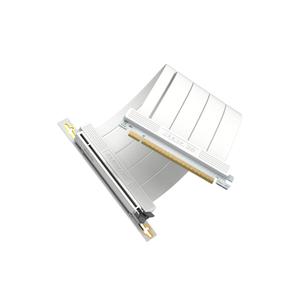 EZDIY-FAB PCIE 5.0 Riser Cable, Ultra-Flexible 128GB/s Bandwidth GPU Extension, Vertical GPU Mount for RTX 5090 4090 & RX 9000, Backwards Compatible PCIE 4.0/3.0,Right Angle-20cm,White