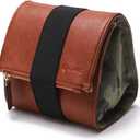 CANPIS Mirrorless Camera Case, Leather Small Camera Bag Lens Pouch, Photography Travel Bag, Outdoor Carry-on Storage Bag (not support DSLR Camera and Long Lens)