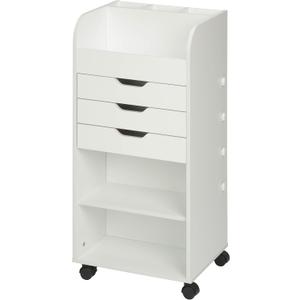 Honey-Can-Do 3-Drawer Craft Storage Cart CRT-06345 White 15.91" x 33.62"
