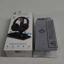 ILive 5-in-1 Headphone Stand And Wireless Charger, 9-1/2”H x 5-1/8”W x 7-15/16”D, IAQST303B