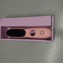 Go Brush Pro,2026 New Cordless Straight Hair Brush, Portable Scald-Proof mini Straight Hair Comb with Three Temperature Settings and LED Display Screen, Quickly Heating Travel Hair Brush (Dark Pink)