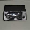 MZOO Luxury Sleep Eye Mask for Side Sleeper Men Women, Zero Eye Pressure 3D Sleeping Mask, Light Blocking Patented Design Night Blindfold, Soft Eye Shade Cover for Travel, Black