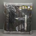 Cumbor 29.7-54.2" Wide Baby Gate for Stairs, Mom's Choice Awards Winner-Self Closing Dog Gate Indoor for Doorways, No Drilling Pressure Mounted Pet Gates for Kids, Easy Walk Through Safety Gate, Brown