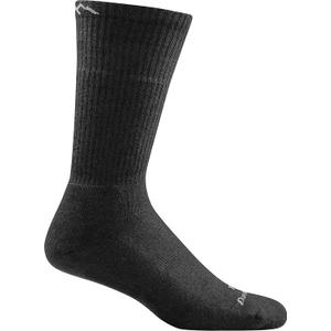 DARN TOUGH Tactical Midweight Boot Sock (Style #T4021) (Medium, Black)