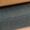 SONGMICS Storage Ottoman, Small Ottoman Foot Rest with Legs, 15 x 15 x 15.7 Inches Foot Stool, Load up to 660 lb, for Living Room, Bedroom, Dorm, Retro Green ULSF014C01