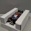 Jetwood 1/16 Fast Brushless RC Car for Adults, Max 42 mMph High Speed RTR Remote Control Car, Electric RC Truck with Oil-Filled Shocks, Offroad All Terrian RC Buggy JC16EP with 2 Lipo Batteries (Mars Red)