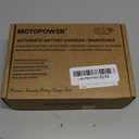 MOTOPOWER MP00205A 12V 800mA Automatic Battery Charger, Maintainer, Trickle and Desulfator (Black)