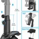 GDZN Tablet Mount for Car CD Slot - [Height Adjustable] Upgraded Car CD Player Tablet Holder with Telescopic Arm Compatible with iPad Pro 12.9 Air Mini,Galaxy Tab, Z Fold, 4.7-13'' Device