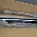 5 Inch Inlet 8 Inch Outlet Polished Stainless Steel Miter Cut Diesel Exhaust Stack Diesel Exhaust Tip(Stack Smokers 5" ID Inlet 36" Long)