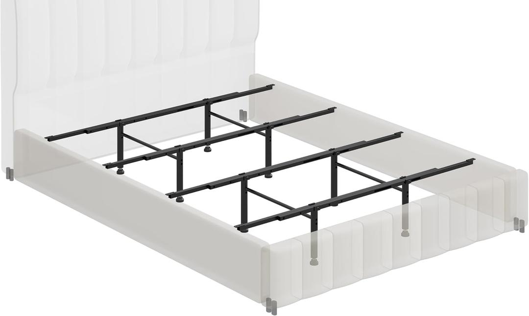 Bed Frame Center Support 50”-81”Adjustable Bed Slats Reinforcing
4 Pack Cross Rail,Universal Fit for Full,Queen,King,Cal King Wood,Upholstered,Metal Bed,Replacement System,Hold up to 1000Lb