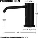 Automatic Liquid Soap Dispenser Touchless for Bathroom and Kitchen with 33.81oz/1000ml Upgraded Infrared Sensors Built in Sink Soap Dispenser for Smart Home