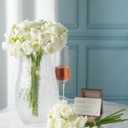 Meldel 32Pcs Ranunculus Artificial Flowers, Ivory White Fake Peonies, Real Touch Silk Faux Mini Ranunculus Filler Flowers Bulk for DIY Wedding Bouquet, Vase Centerpieces, Bridal Shower Decor
