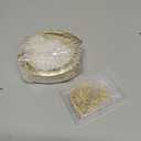 Zonon 1-1/8" W x 17.72' L Spring Bronze Weather Stripping Metal Brass Weather Strip Copper Weatherstripping for Exterior Old Door or Window Seal with Mounting Nails(Flat)