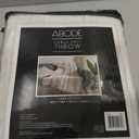 Throw, Soft & Cozy Cotton Blanket, Cable Knit Home Decor (Dublin White, 50" x 70")