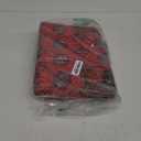 Keen Home Design 3x5 Rug - Machine Washable Entry Rug with Non-Slip Backing, Ideal for Enteryway, Kitchen, Bathroom, Laundry Room - Vintage, Easy Clean, Durable, Low Pile Rug - (3' x 5') (Red/Burgundy)