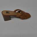 Women's SM New York Heeled Mule in Tan 10